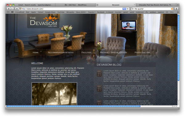 www.devasom.com โปรเจ็คล่าสุดของไทเกอร์ไอเดีย