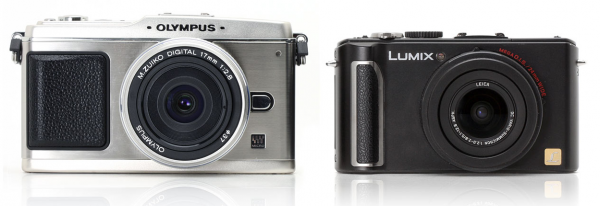 กล้อง E-P1 นั้นมีความตั้งใจด้านดีไซน์เหมือน Lumix LX3 ถึงแม้จะใหญ่กว่าแต่ E-P1 นั้นมีระบบซับซ้อนมากกว่า