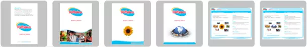 brochure-1 โบรชัวร์หน้าต่างๆไว้แจกผู้บริหารบริษัทในอเมริกา