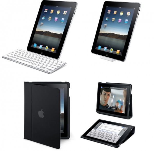 iPad มีอุปกรณ์เสริมมาตรฐานหลายอย่าง และผู้ผลิตเตรียม Support อีกส่วน