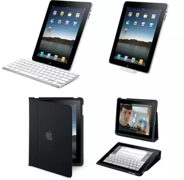 ipad-27 iPad มีอุปกรณ์เสริมมาตรฐานหลายอย่าง และผู้ผลิตเตรียม Support อีกส่วน