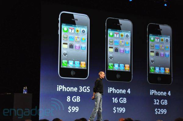 iPhone 3Gs เหลือ $99 ขาย 8Gb เท่านั้น และเลิกทำ iPhone 3G