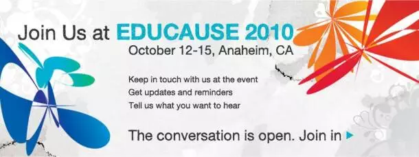 blackboard คลิกที่รูปเข้าดูงาน EDUCAUSE 2010