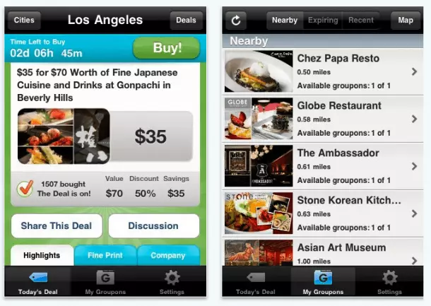 groupon บน iphone groupon บน iphone