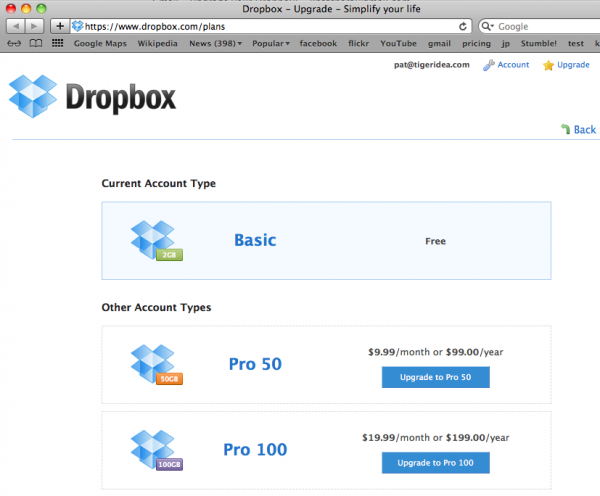 DropBox เป็นโปรแกรมเก็บไฟล์ผ่าน Cloud ที่ดีมาก แนะนำเป็นอย่างสูง