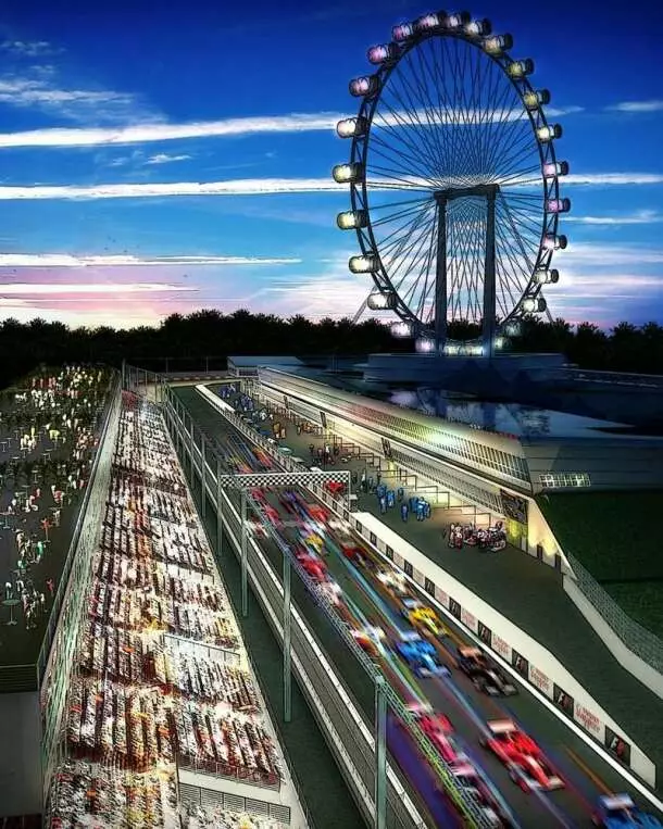 บรรยากาศยามค่ำคืนของ F1 สิงคโปร์ บรรยากาศยามค่ำคืนของ F1 สิงคโปร์