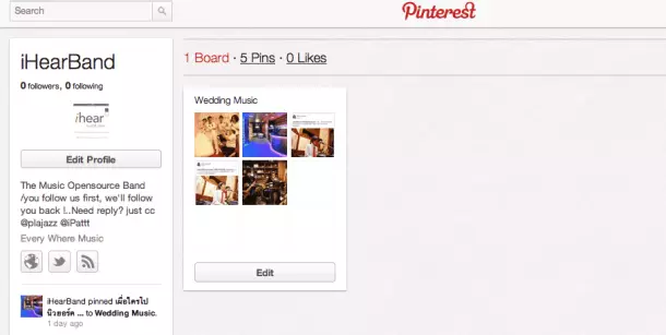 อันนี้ที่ profile เราจะเห็นบอร์ดหนึ่งบอร์ด เพราะเรายังสร้างไว้แค่ 1 ประเภทครับ อันนี้ที่ profile เราจะเห็นบอร์ดหนึ่งบอร์ด เพราะเรายังสร้างไว้แค่ 1 ประเภทครับ