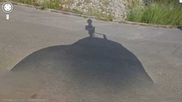 รถ google ที่แหลมพรหมเทพ มีเงาตลอด