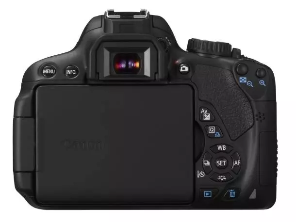 EOS 650D ด้านหลัง EOS 650D ด้านหลัง