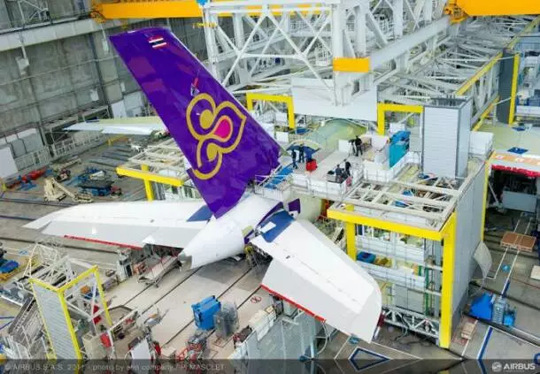 ภาพ A380 การบินไทย จาก AirBus ภาพ A380 การบินไทย จาก AirBus
