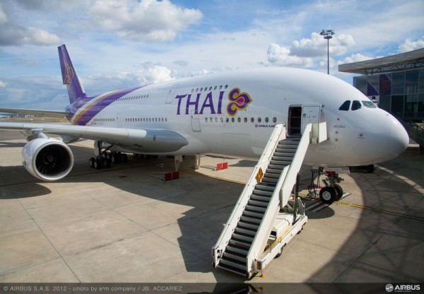 A380 ถึงไทยแล้ว พร้อมพิธีรับมอบยิ่งใหญ่โดยผู้บริหารแอร์บัสและการบินไทย