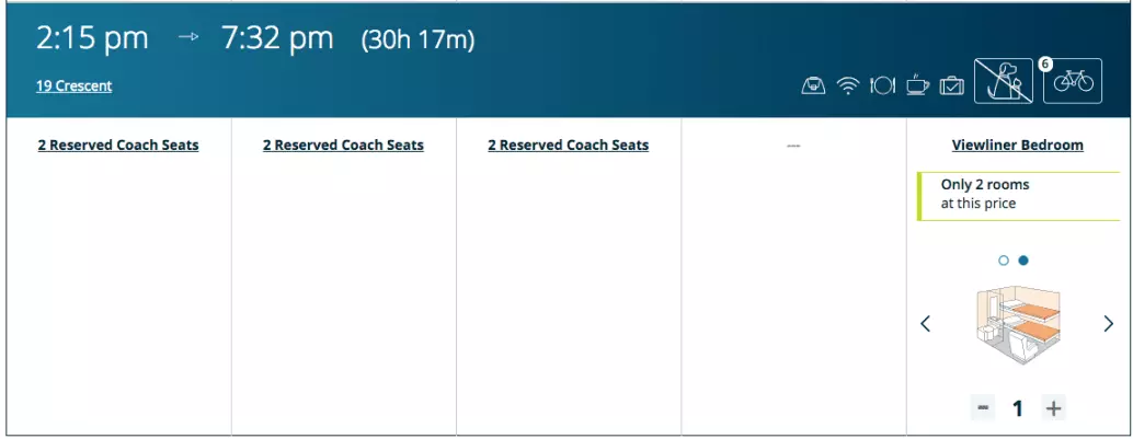 หน้าจองของเว็บ amtrak หน้าจองของเว็บ amtrak การเดินทาง 30 กว่าชั่วโมงระหว่างสองเมือง